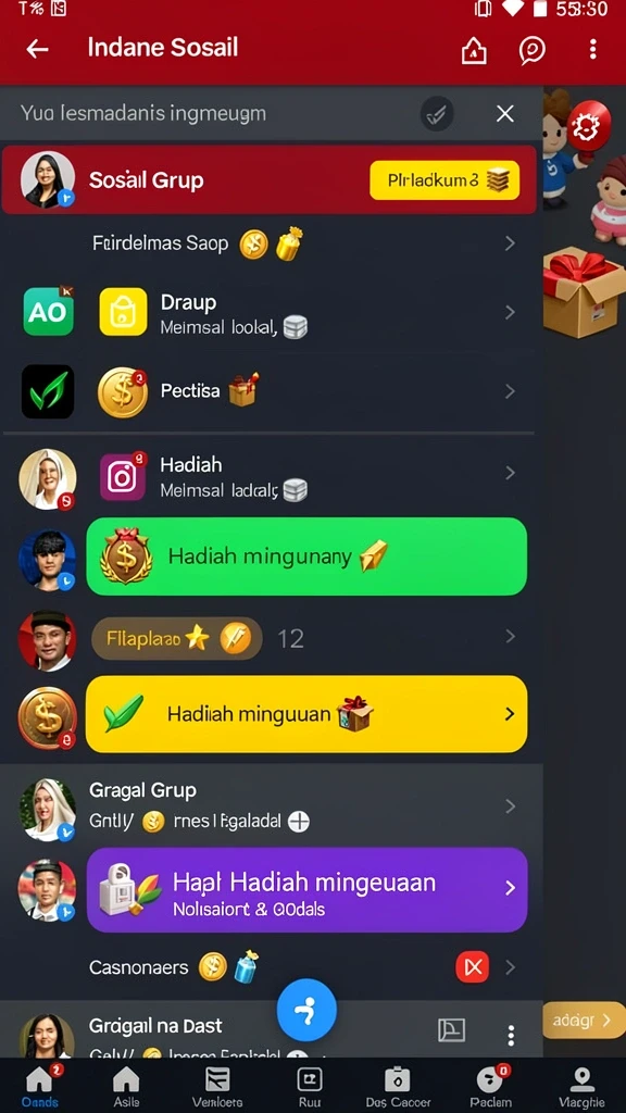 hao788 - Tampilan antarmuka yang menarik dan mudah dinavigasi.