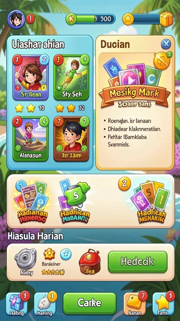 idagame - Beragam pilihan karakter yang menarik.