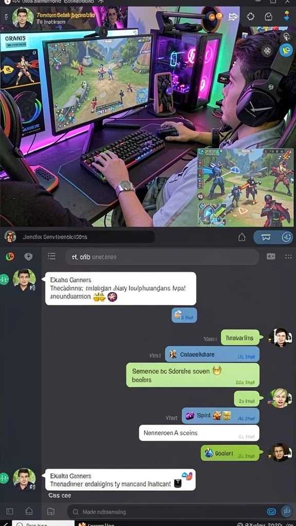 idrgame - Gambar menampilkan aksi seru dalam permainan IDRGAME.