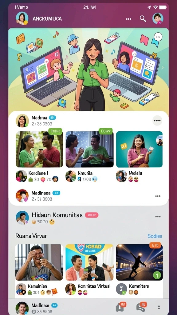 jktwin - Antarmuka pengguna yang intuitif dan mudah dinavigasi.