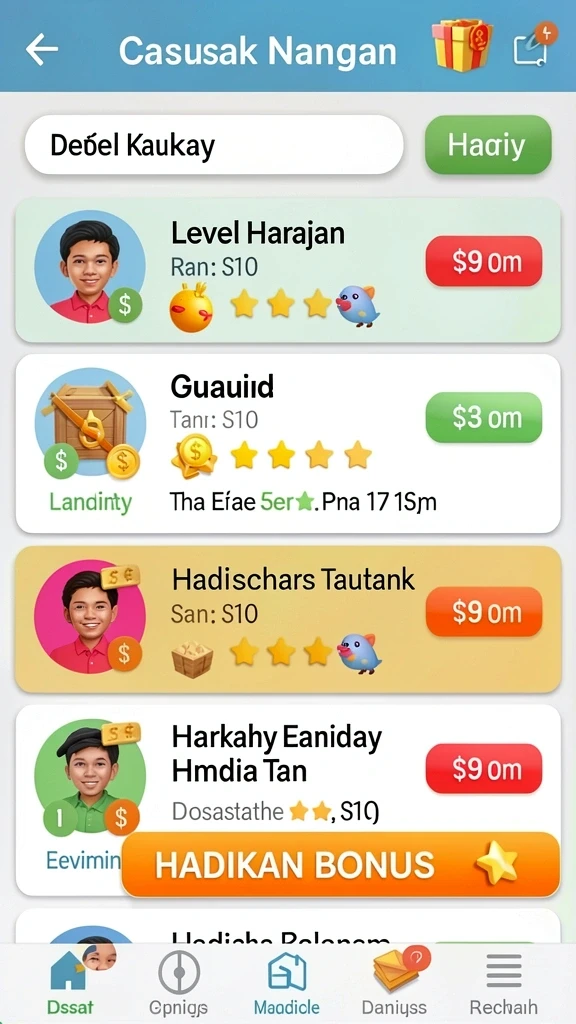 marina77 - Tangkapan layar menunjukkan lingkungan permainan yang indah dan detail.