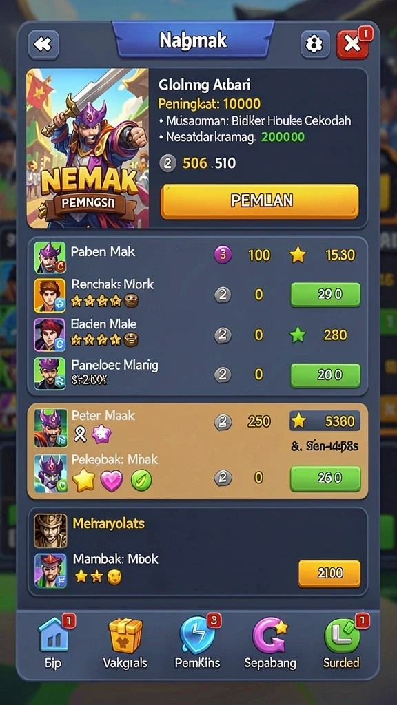 ocatoto - Screenshot menunjukkan karakter utama beraksi di level sulit.