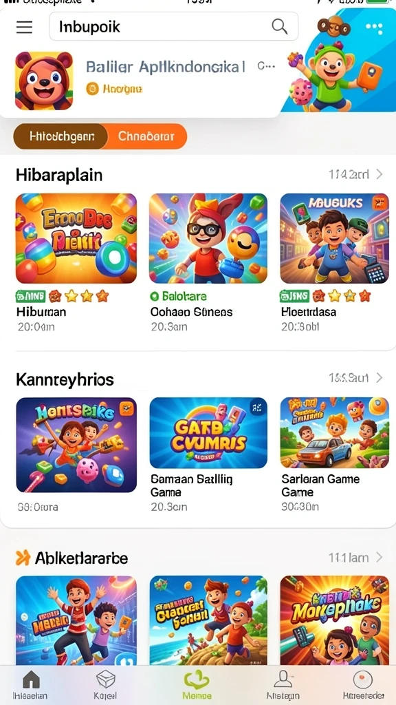 omtogel - Tampilan antarmuka pengguna yang menarik dan modern.