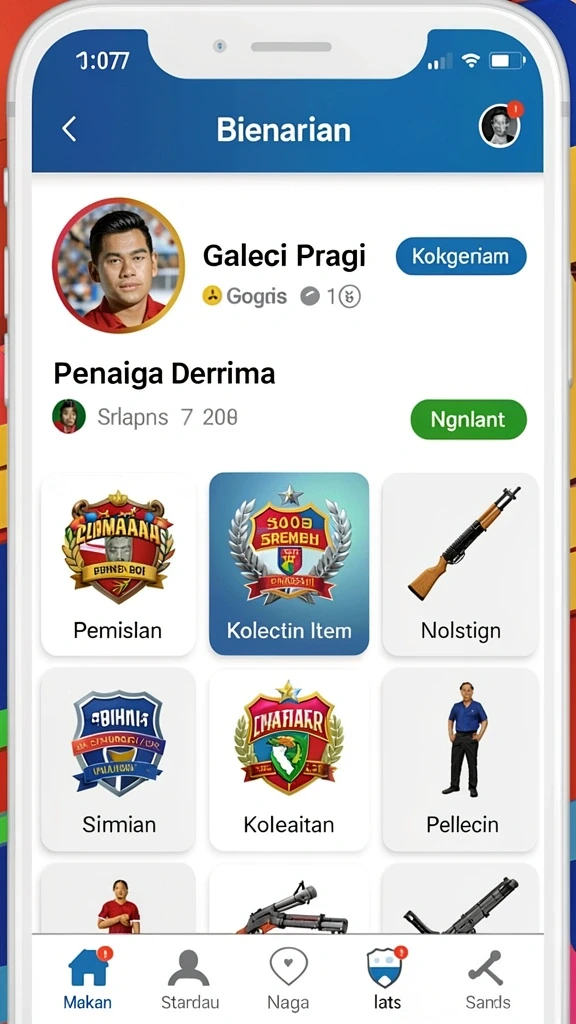 rr777 - Tampilan antarmuka yang menarik dan user-friendly.