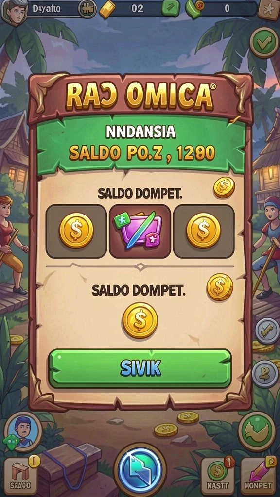 yoktogel - Tampilan antarmuka sederhana dan menarik.